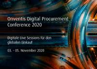 Digitale Live-Konferenz von Onventis vernetzt den globalen Einkauf im Corona-Jahr