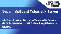 Neuer infoBoard Telematik Server
