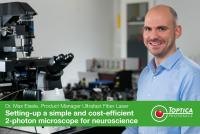 Setting up a simple and cost-efficient 2-photon microscope for neuroscience