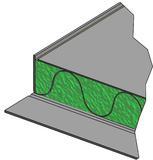 Latenter Wärmespeicher PCM integriert in Aluminium-Sandwichplatte Metawell®