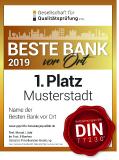 Ermittlung der Beratungsqualität erfolgt auf Basis der DIN 77230 Basis-Finanzanalyse für Privathaushalte