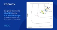 Cognigy als "Leader" in IDC MarketScape-Studie für universelle Conversational AI-Plattformen eingestuft