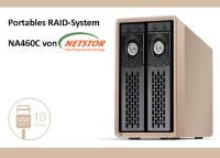 Das portable RAID-System NA460C von Netstor ist jetzt bei Starline erhältlich