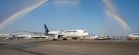 Lufthansa Cargo tauft neue B777F auf den Namen "Konnichiwa Japan"