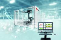 Standardisierte Roboterzelle für ein breites Werkstückspektrum