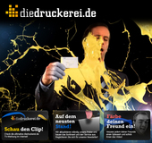 diedruckerei.de wirbt heute auf der Startseite von YouTube