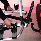 Totally new from Atera: "STRADA" rear bicycle rack with unique rolling extension