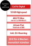 Superschnell. Supergünstig. Voller Daten. Und monatlich kündbar: CallYa Digital ist Deutschlands attraktivster Netzbetreiber-Tarif