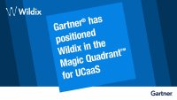 Wildix als Nischenanbieter im 2021 Gartner® Magic Quadrant™ for Unified Communications as a Service, Worldwide positioniert