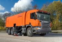 Auf dem Freigelände F5 502/2 stellt Scania Deutschland auf der diesjährigen IFAT ENTSORGA in München eine Auswahl an hoch spezialisierten Fahrzeugen vor