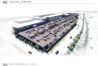 Max Bögl errichtet für das Hessen-Center ein neues Parkdeck während des laufenden Betriebs