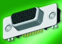 Ultra-flache 15-polige HD-D-Sub-Buchse von SUYIN für die Through-Hole-Reflow- (THR) Pin-in-Paste- (PiP) Verarbeitung