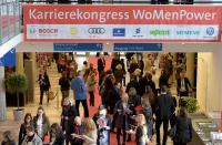 Bundesministerin Andrea Nahles spricht auf dem Karrierekongress WoMenPower