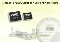 Renesas Electronics Europe Delivers RL78/I1C Group of Microcontrollers Supporting Meter International Standards (DLMS) for Smart Meters
