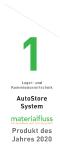 AutoStore Black Line mit dem materialfluss PRODUKT DES JAHRES 2020 ausgezeichnet