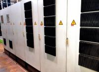 Live control cabinets are cleaned under full load