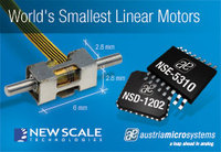 austriamicrosystems and New Scale Technologies expand their cooperation in sales of standard ICs
