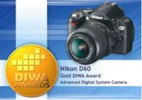 Nikon D300 und Nikon D60 erhalten den renommierten DIWA Gold Award