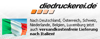 diedruckerei.de liefert Drucksachen jetzt auch nach Italien versandkostenfrei und setzt damit auf weiteres Umsatzwachstum durch das Ausland