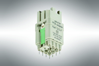 12x Power vom Kabel auf die Platine -Han® Q 12/0 PCB-Adapter