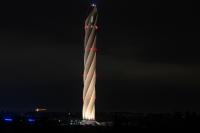Valentinstag 2019: thyssenkrupp lässt Lichter am Testturm Rottweil erstrahlen