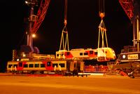 Buss Sea Terminal Sassnitz holt Desiro RUS-Züge von Siemens an Land