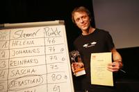 Von niedlichen Nattern und "Schubladen der Systematik": Sebastian Lotzkat gewinnt ersten IdeenExpo-Science Slam