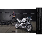Milla Jovovich fährt BMW Motorrad R 1150 R. Sci-Fi Actionthriller "Ultraviolet" ab 6. Juli im Kino.