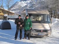Gewinner schlafen im Wohnmobil