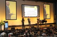 MEXCON 2012 in Berlin: Ehemaliger Kinosaal mit Videotechnik von Gahrens + Battermann ausgestattet