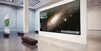 200-Zoll 8K-TV Videowand mit 0 mm Blende feierte ihr Debüt auf CeBIT 2016