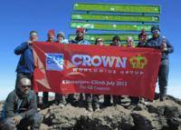 Crown Team Climbs Kilimanjaro to Support CHOC