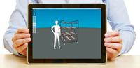 3D-Regalplanung mit einem Finger-wisch