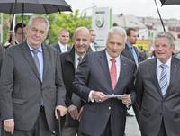 Staatspräsident Miloš Zeman und Bundespräsident Joachim Gauck zu Gast bei ŠKODA