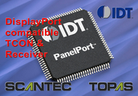 IDT stellt DisplayPort-kompatible Empfänger für Flachbildschirme vor