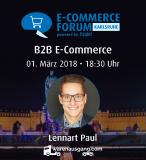 E-Commerce Forum Karlsruhe mit Top B2B Insider Lennart Paul am 1. März 2018 bei Flagbit
