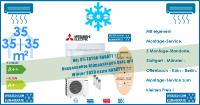 Mitsubishi Electric Klimaanlage Wandgerät Diamond 6,8kW R32 3 x MSZ-LN35VG2W + MXZ-3F68VF Set für 3 Zimmer mit je 35 | 35 | 35 m²