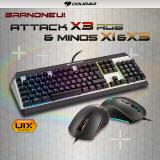 NEU bei Caseking: Das RBG-beleuchtete Gaming-Keyboard Attack X3 von Cougar und die Gaming-Mäuse X1 und X3