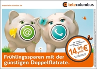 Tele Columbus Doppel-Flatrate nur noch 14,99 Euro in den ersten sechs Monaten