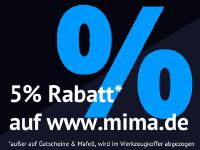 5% Rabatt im Webshop für Werkzeuge, Maschinen und Zubehör