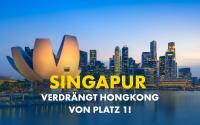 Singapur verdrängt Hongkong von Platz 1!
