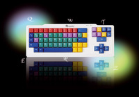 GeneralKeys USB-Lerntastatur fuer Kinder inkl. Lernpaket Vorschule 2009 Kindgerecht tippen lernen