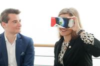 Virtual Reality eröffnet neue Perspektiven - STI Group bietet mit VR- Brille aus Wellpappe kostengünstiges Marketing-Tool