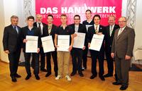Silberne Siegel für herausragenden Handwerkernachwuchs