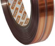 Space saving, self adhesive - power supply lines made with copper adhesive tapes