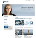 Neue Website von SCHNEIDER KREUZNACH für Augenoptiker
