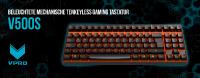 VPRO V500S: Ein mechanisches Meisterwerk im platzsparenden Tenkeyless-Design mit anpassbarer Hintergrundbeleuchtung für 49,99 Euro