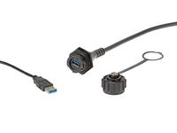 Molex stellt industrielle USB-3.0-Steckbuchsen für Schalttafelmontage und umspritzte Kabelsätze vor