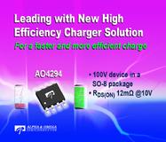Neues von setron: Neuer MOSFET AO4294 von AOS mit äußerst niedrigem Durchgangswiderstand für synchrone Gleichrichtung