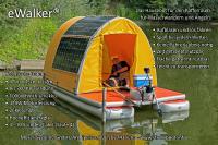 eWalker - das Hausboot für den Kofferraum auf der Beach&Boat in Leipzig